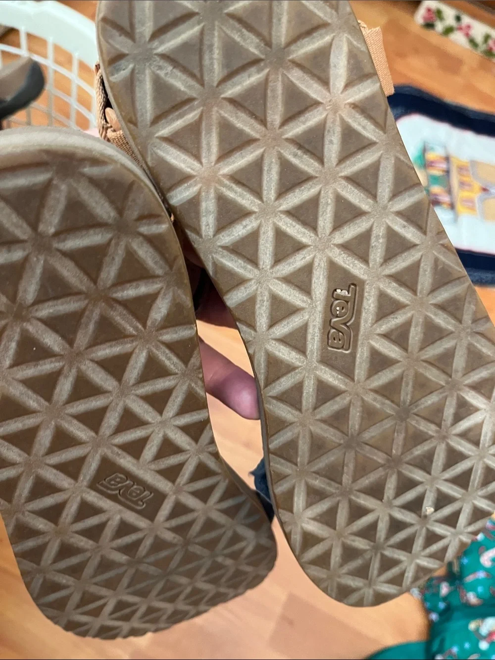 Teva purple strappy